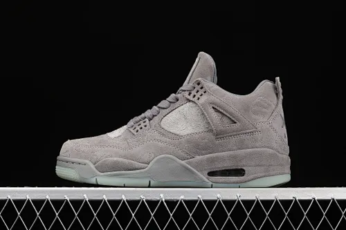 All categories Air Jordan Jordan series basketball shoes Air Jordan 4 Pure original Air Jordan 4 Cool Gray AJ4 Joe 4 cool gray suede luminous bottom basketball shoes 930155-003